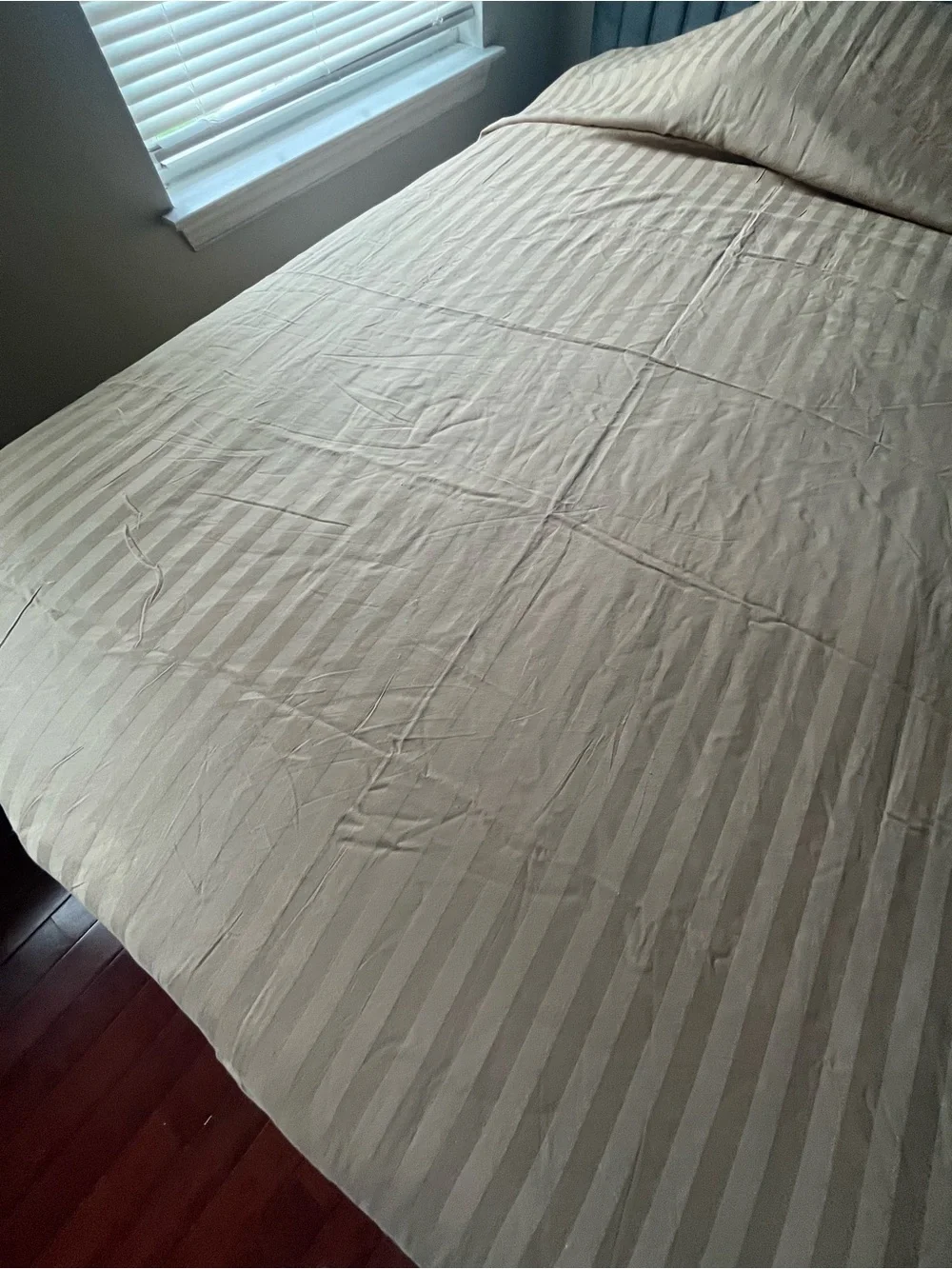 Better Homes And Gardens Sand Stripe Queen flat sheet